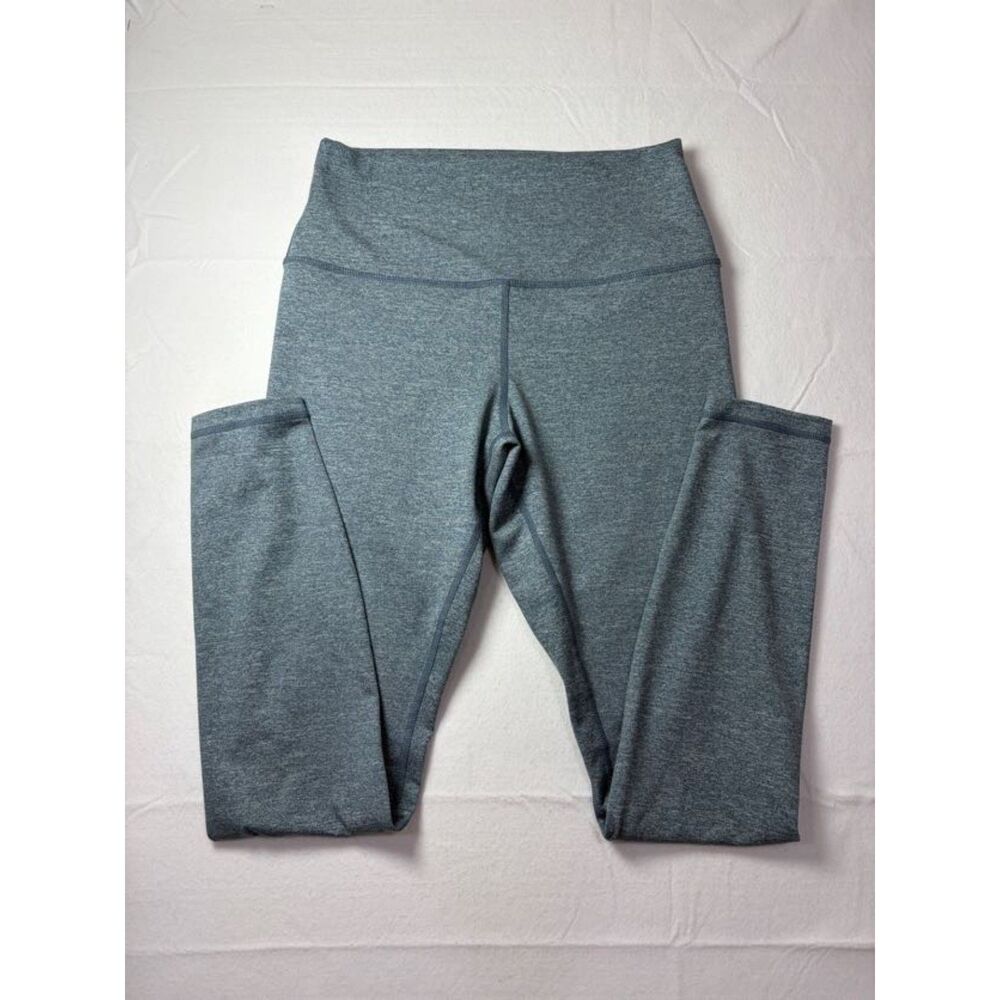 Quince Ultra Soft High Rise Leggings Slate Blue Grey Heather Pilates Women M
